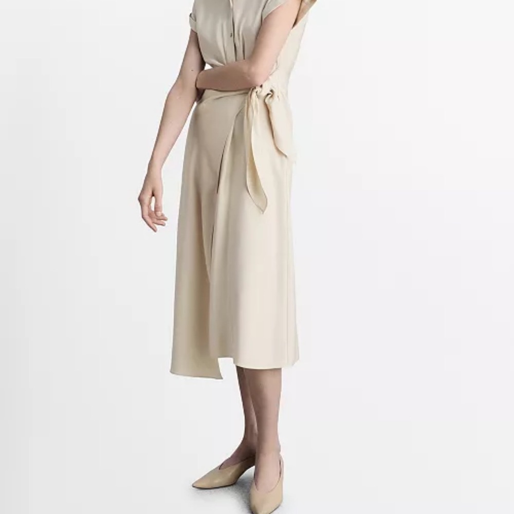Mango Wrap Shirt Dress